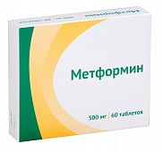 METFORMIN 1,0 tabletkalari N60