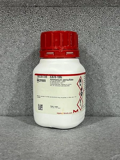 A3678-100G Персульфат аммония Молекулярная биология, пригодная для электрофореза, ≥98%:uz:Molecular Biology, suitable for electrophoresis, ≥98%