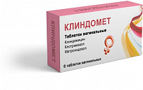 KLINDOMET tabletkalari vaginalnie N6