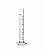 Shisha olti burchakli asosli o'lchash tsilindri 1000 ml
