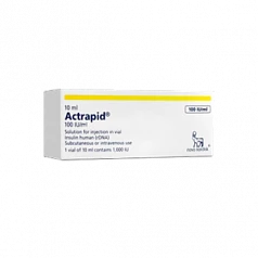 Актрапид 100 IU/ML:uz:Actrapid 100 IU/ML