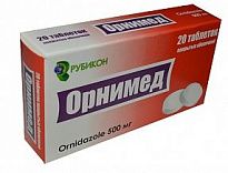 ORNIMED tabletkalari 500mg N10
