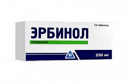 ЭРБИНОЛ таблетки 250мг N14
