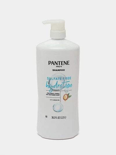 Безсульфатный увлажняющий шампунь Pantene с аргановым маслом