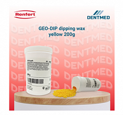 Погружной воск GEO-DIP dipping wax yellow 200 g:uz:GEO-DIP botirish mumi sariq 200 g