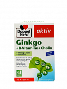 DOPPELGERS AKTIV GINKO+VITAMINI GRUPPI V+XOLIN tabletkalari N40