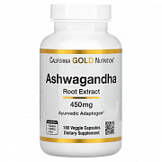 California Gold Nutrition, Ashwagandha, 450 mg, 180 sabzavotli kapsulalar