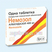 NEMOZOL 0,4 tabletkalari N1