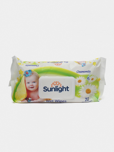 Влажные салфетки Sunlight 72шт