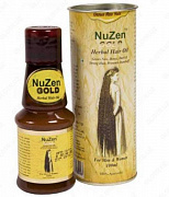 Лечебное травяное масло для роста волос Nuzen gold oil