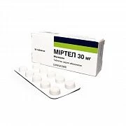 МИРТЕЛ таблетки 30мг N30