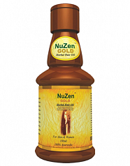 Лечебное травяное масло для роста волос Nuzen gold oil:uz:NuZen Gold o'simlik soch o'sishi moyi