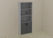 Шкаф лабораторный 800*400*2000 мм:uz:Laboratoriya shkafi 800*400*2000 mm