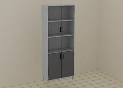 Шкаф лабораторный 800*400*2000 мм:uz:Laboratoriya shkafi 800*400*2000 mm