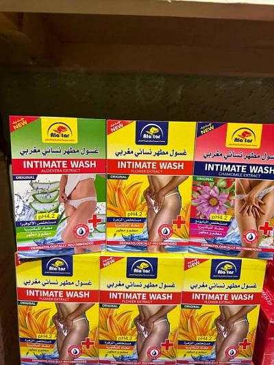 Средство для женской интимной гигиены Alatar:uz:Ayollarning intim gigienasi uchun vositalar Alatar