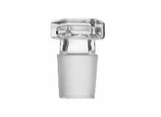 Пробка, шлиф 12/21, боросиликатное стекло:uz:Mantar, 12/21 shlif, borosilikat shisha