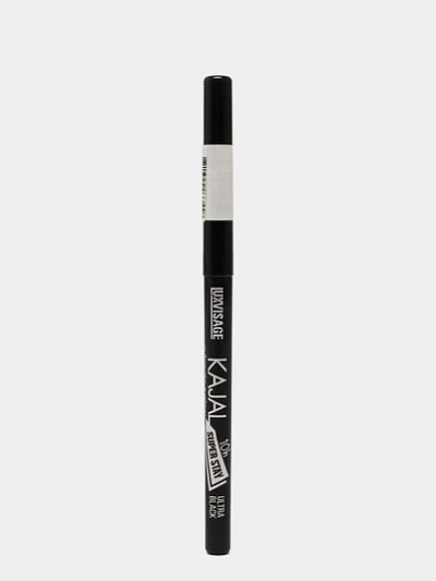 Карандаш для глаз LUXVISAGE KAJAL Super stay Ultra black, 10h
