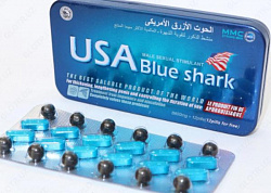 Erkak preparati AQSh Blue Shark - Moviy akula (12 tabletka)