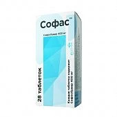 СОФАС таблетки 400мг N28