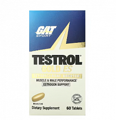 Средство для повышения уровня тестостерона ГАТ, Testrol Gold ES, 60 таблеток:uz:GAT Testosteron Booster, Testrol Gold ES, 60 ta planshet