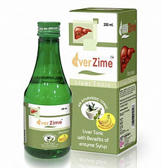 Тоник для печени Lver zime с преимуществами ферментного сиропа:uz:Ferment siropining afzalliklari bilan Lver zime jigar tonikasi