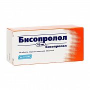 БИСОПРОЛОЛ 0,01 таблетки N30