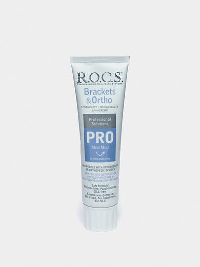 Зубная паста R.O.C.S. Brackets & Ortho Pro Mild Mint, 135 г