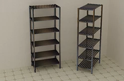 Стеллаж металический 900*600*2000 мм, модель 3:uz:Metall tokcha 900*600*2000 mm, 3-model