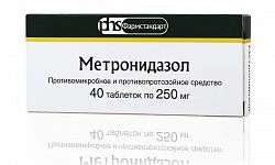 МЕТРОНИДАЗОЛ таблетки 250мг N40