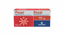 РОЗАТ таблетки 15мг N28