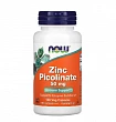 Пиколинат цинка Now Foods, 50 мг, 120 растительных капсул:uz:Now Foods Sink Picolinate, 50 mg, 120 Veg Capsules