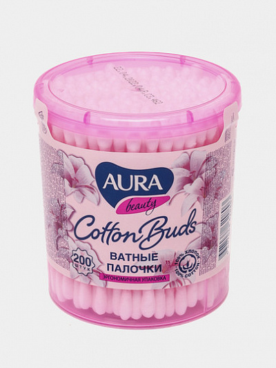 Ватные палочки Aura Beauty, 200 шт