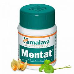 Препарат Ментат Хималая (Mentat), 1 банка 60 таблеток:uz:Mentat Himalaya, 60 tabletkadan 1 banka