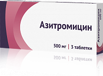 AZITROMISIN OZON tabletkalari 500mg N3