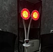 Лампа инфракрасных лучей (двухламповый):uz:Infraqizil nurli chiroq (ikkita chiroq)