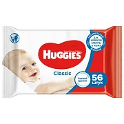 Влажные салфетки Huggies Classic 56шт