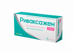 RIVAKSAJEN tabletkalari 10mg N30