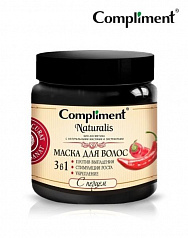 Маска роста для волос с перцем Compliment:uz:Qalampir soch o'sishi uchun maska Compliment Naturalis
