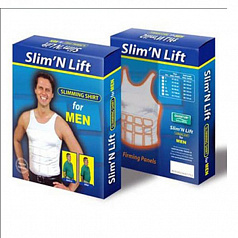 Майка для похудения моментального эффекта Slim N Lift:uz:Tez vazn yo'qotish uchun futbolka Slim N Lift