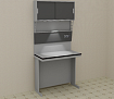 Стол лабораторный 1200*700*2100 мм:uz:Laboratoriya stoli 1200*700*2100 mm