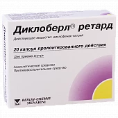 DIKLOBERL RETARD kapsulalar  100mg N20