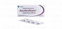 ALBENDAZOL tabletkalari 200mg N10