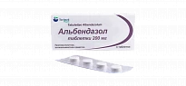 ALBENDAZOL tabletkalari 200mg N10