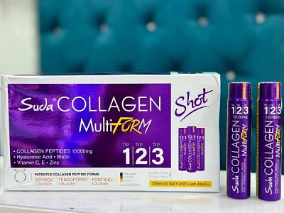 Коллаген Suda Multiform со вкусом апельсина 40 мл 30 шотов Коллаген Suda Multiform со вкусом апельсина 40 мл 30 шотов:uz:Suda kollagen Multiform apelsin ta'mi 40 ml 30 zarba
