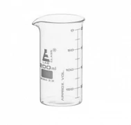 Стакан градуированный 1000 мл с носиком, высокий, боросиликатное стекло