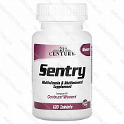Ayollar uchun multivitaminlar sentru ayollar, vitaminlar va minerallar, 120 tabletka