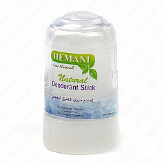Кристальный алунитовый дезодорант natural 70гр:uz:Hemani mineral dezodorantlari 100% tabiiy mineral tuzdir.