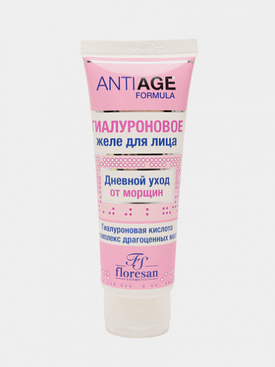 Гиалуроновое желе Floresan Cosmetic, для лица, дневное, 75 мл