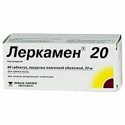 LERKAMEN 20 tabletkalari 20mg N28