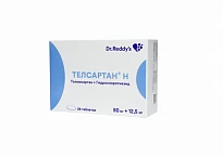 ТЕЛСАРТАН Н таблетки 80мг+12,5мг N28